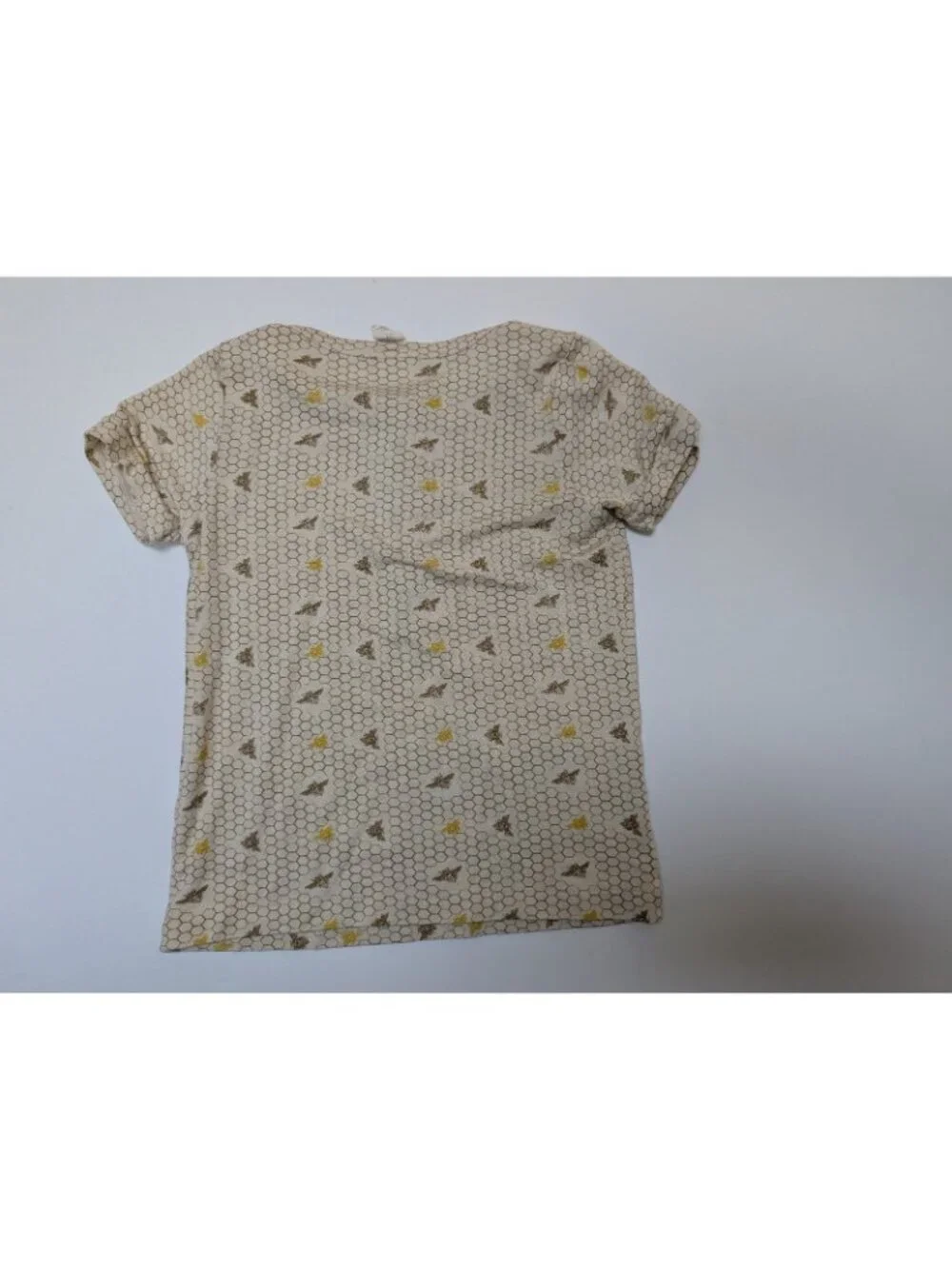 Kate Quinn The Woods Modal Honeycomb Bee Henley Tee 2T Shirt